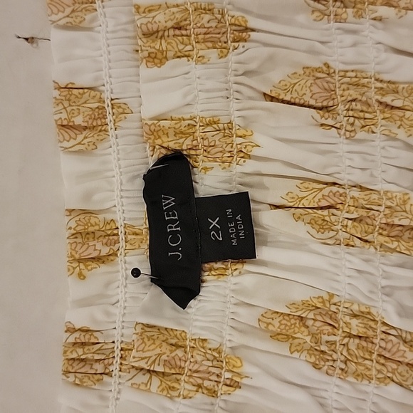 NWT - J.‎ CREW RUFFLED SKIRT (sz 2X) - Picture 4 of 5